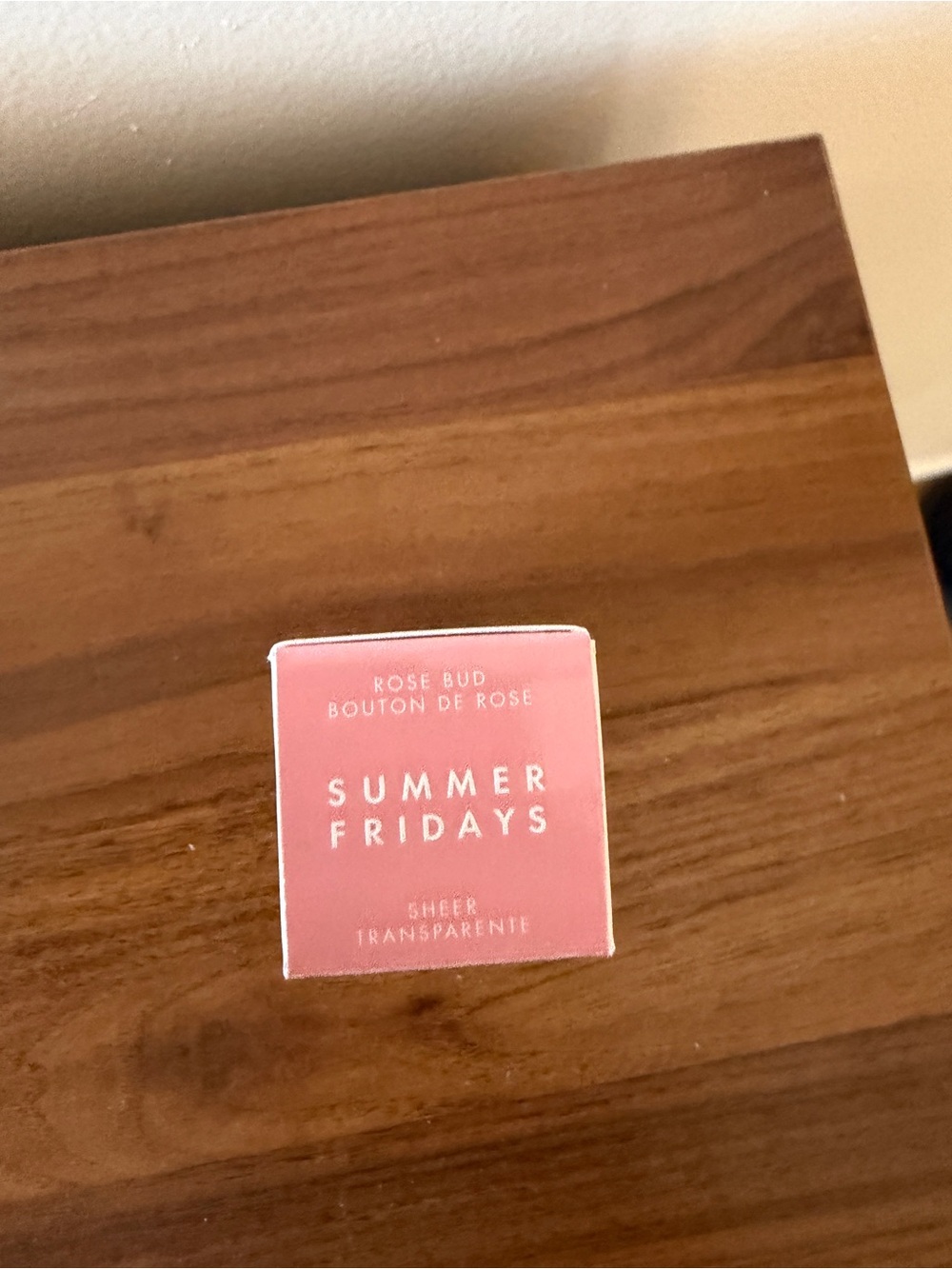 Summer Fridays Rose Bud lip oil
